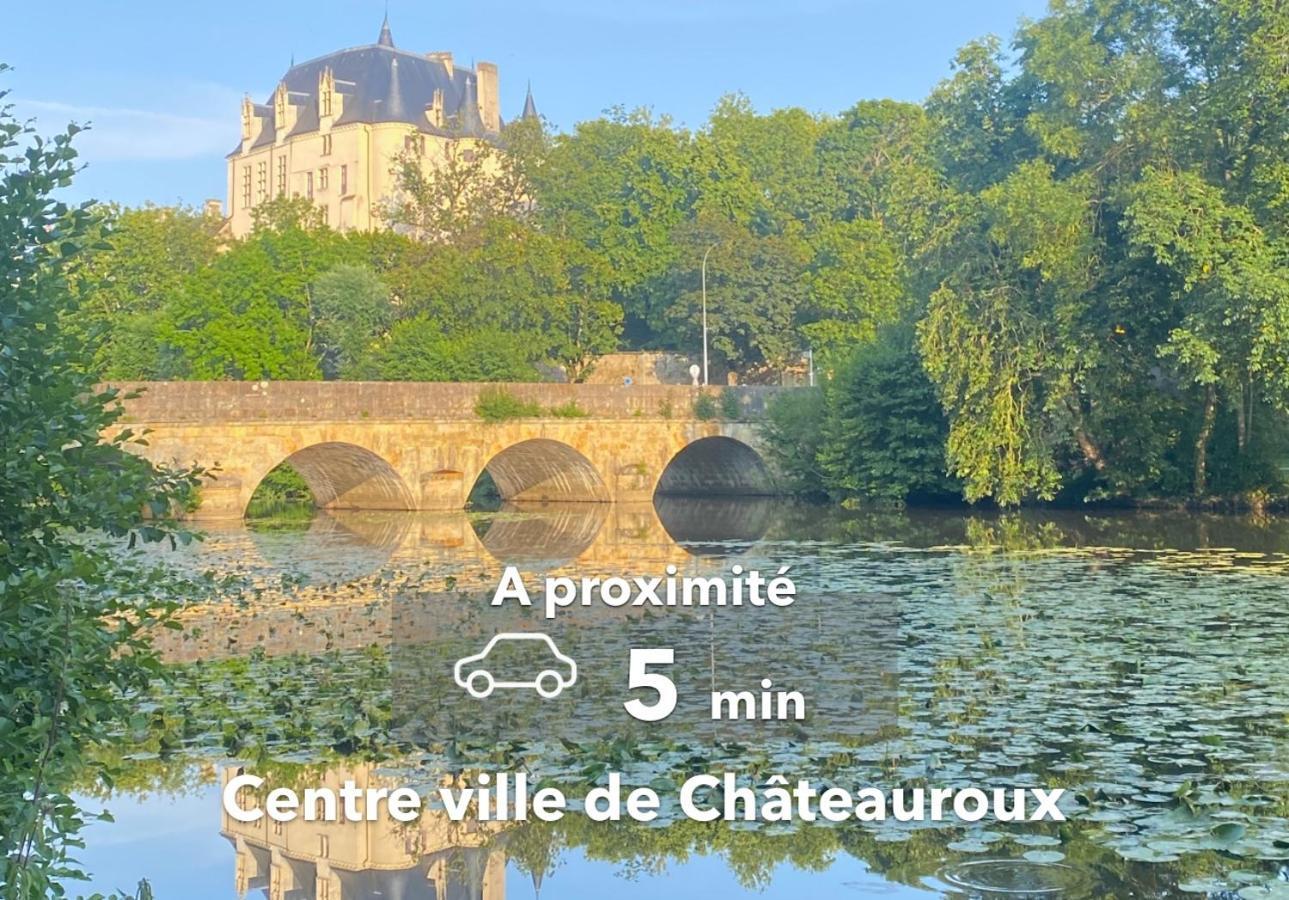Le Haussmann ⸱ Stationnement Gratuit ⸱ Fibre Daire Déols Dış mekan fotoğraf